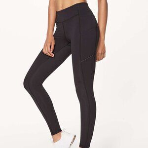 Lululemon Speed Up Tight Full On Luxtreme 28" Black Leggings Workout Running